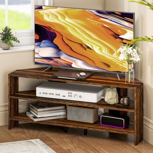 Homcom corner stand - homcom, tv