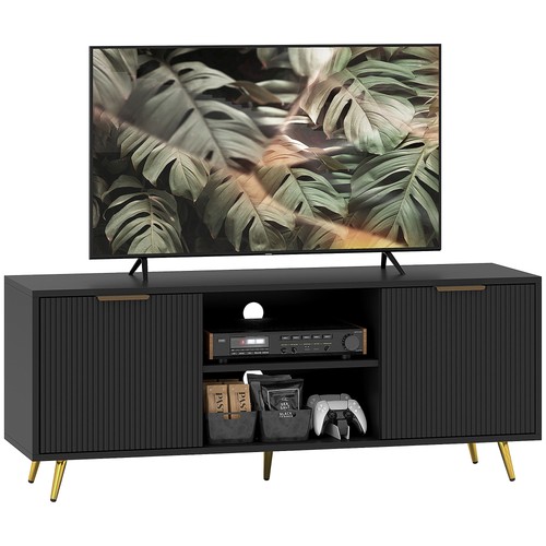 Homcom modern stand cabinet - modern, tv