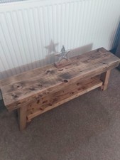 Rustic Solid Wood TV Stand